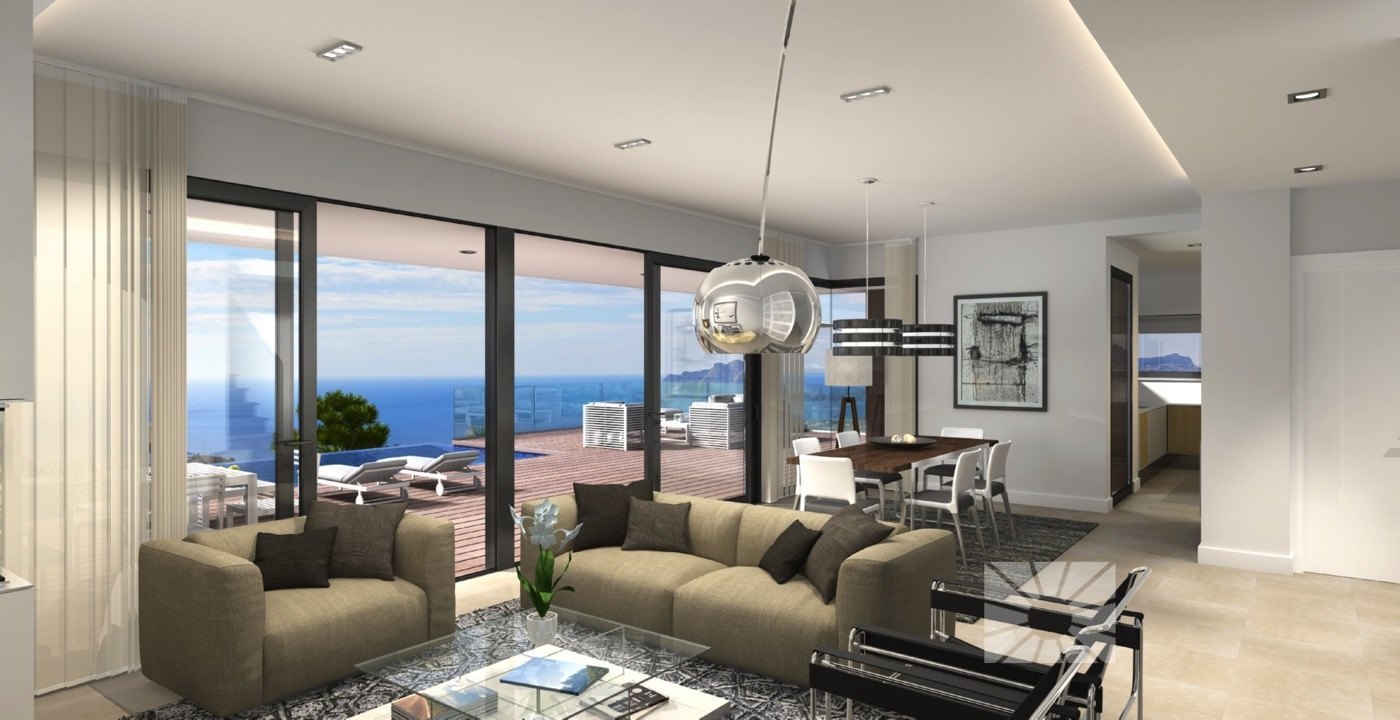 Moderne luxe villa el Puerto te koop bij Residencial Jazmines Cumbre del Sol
