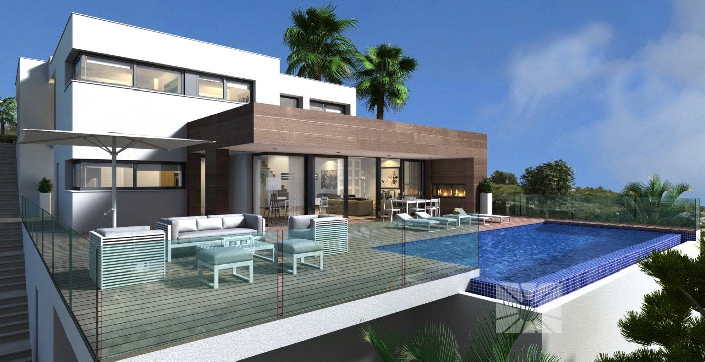 Moderne luxe villa el Puerto te koop bij Residencial Jazmines Cumbre del Sol