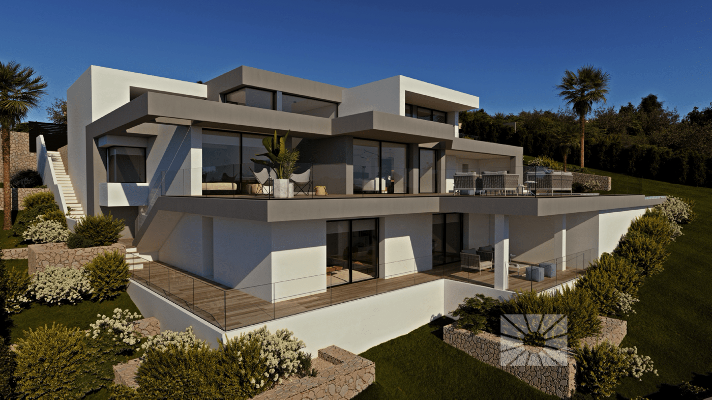 Moderne Luxusvilla Veleta im Residencial Jazmines Cumbre del Sol