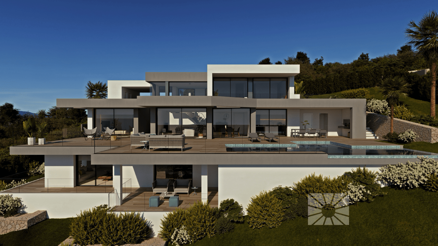 Moderne Luxusvilla Veleta im Residencial Jazmines Cumbre del Sol