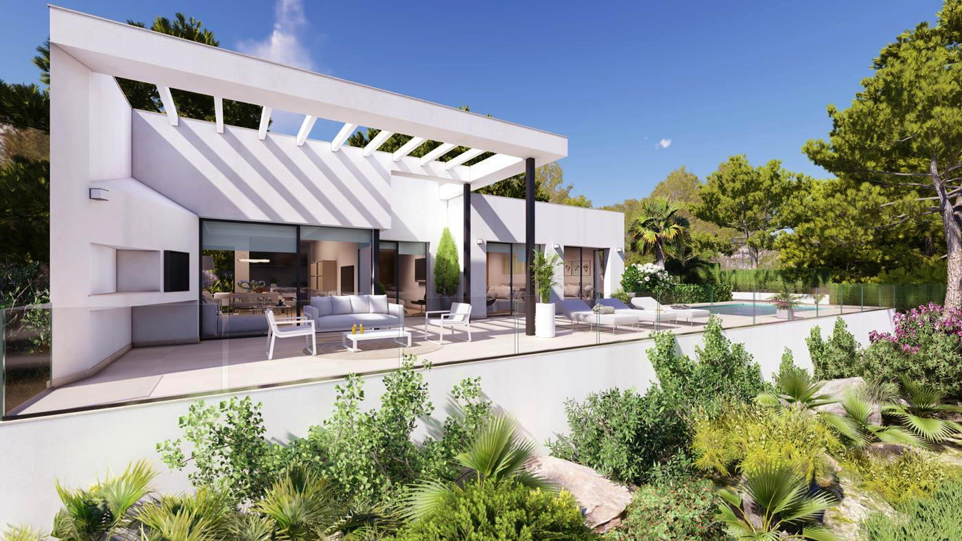 Modern villa project in Pedreguer